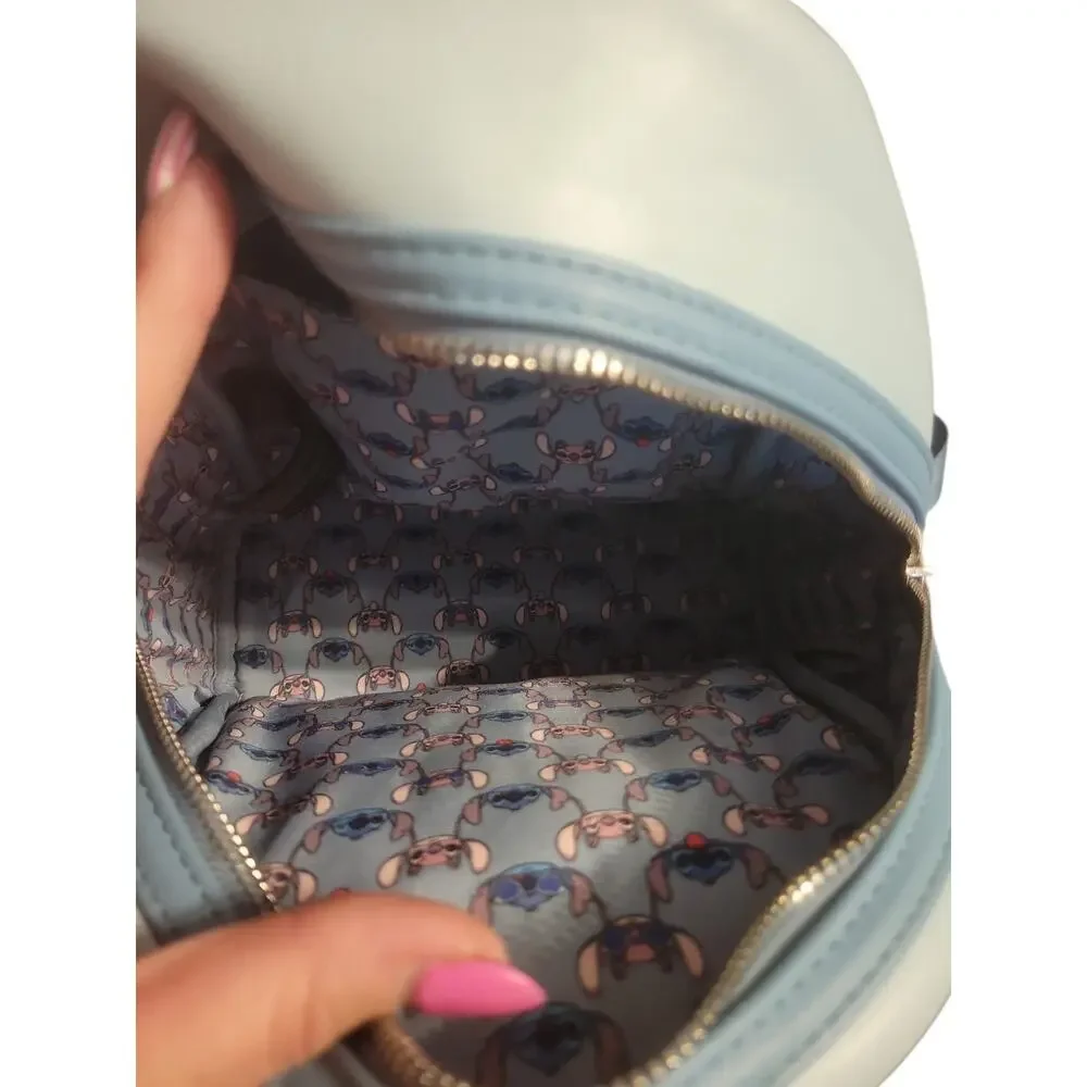 Disney Loungefly Angel Bag Mini Backpack Snow Cone Date Lilo&Stitch W/O Wallet